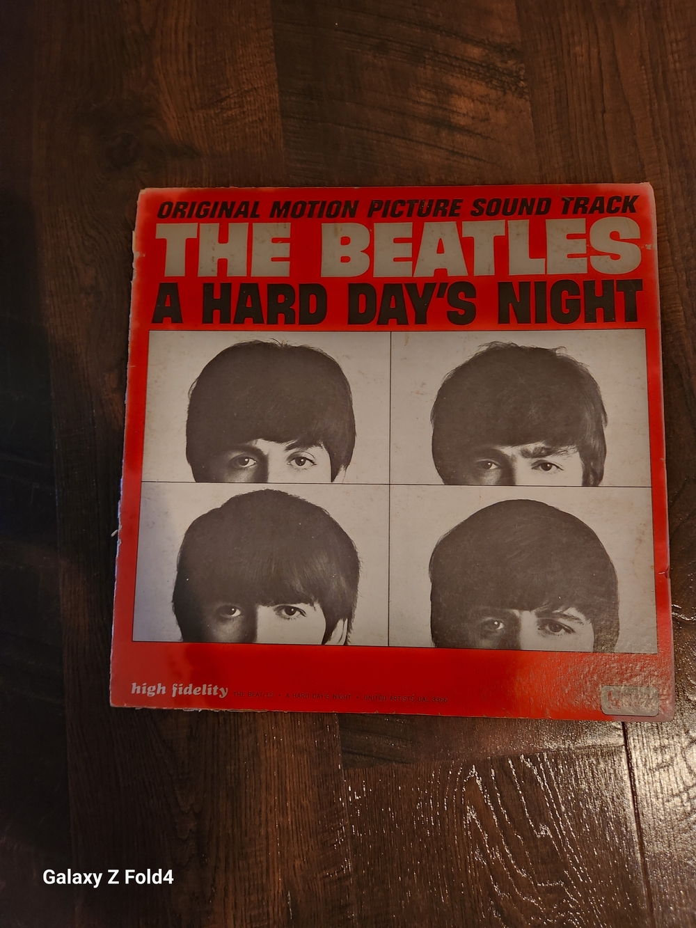 The Beatles A Hard Day's Night Vinyl LP - Red & White Cover